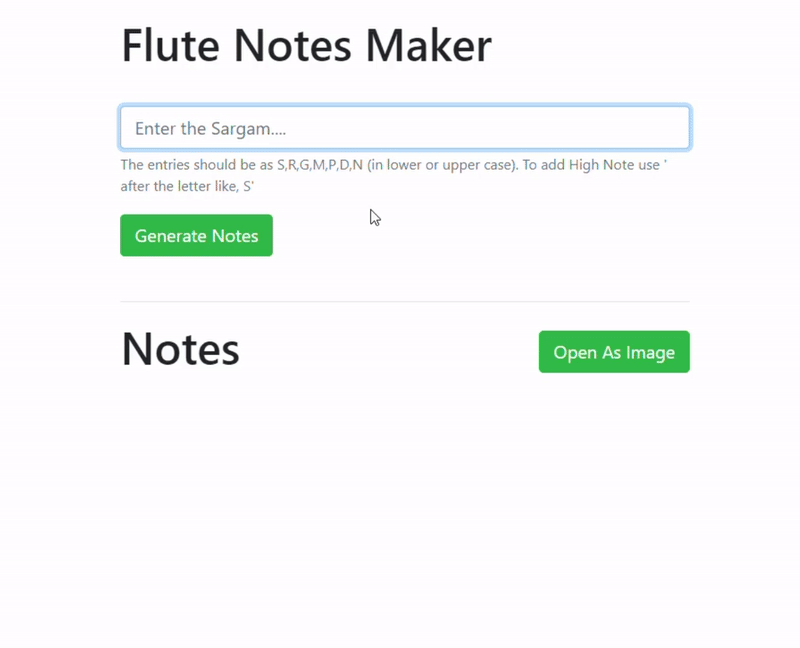 GitHub amansharma007/flutenotesmaker Flute Notes Maker is a simple